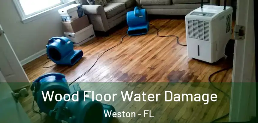 Wood Floor Water Damage Weston - FL